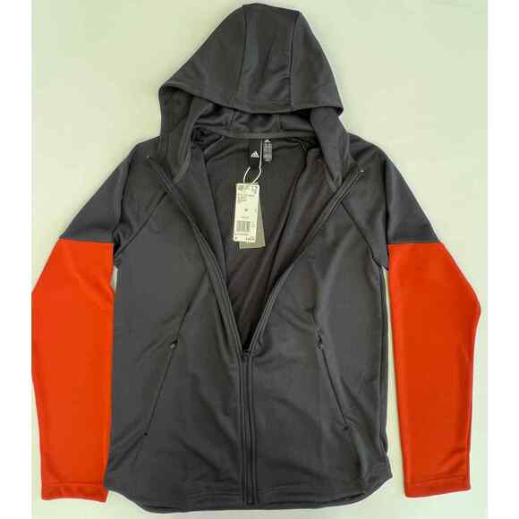 Adidas Men Athletics Team Issue Full-Zip Fleece Hoodie Ti Lite Hoody2 DH9071 M. - Picture 2 of 8